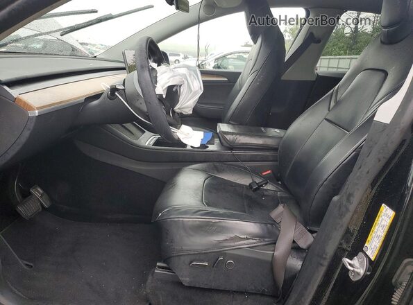 7SAYGDEE4PA180458 2023 TESLA MODEL Черный Вид салона спереди