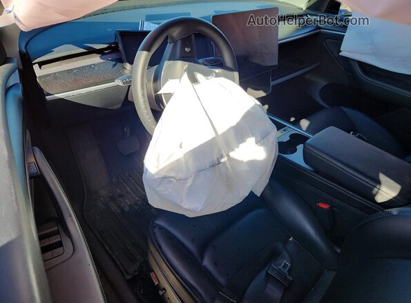 7SAYGDEE4PF711290 2023 TESLA MODEL Черный Вид панели приборов