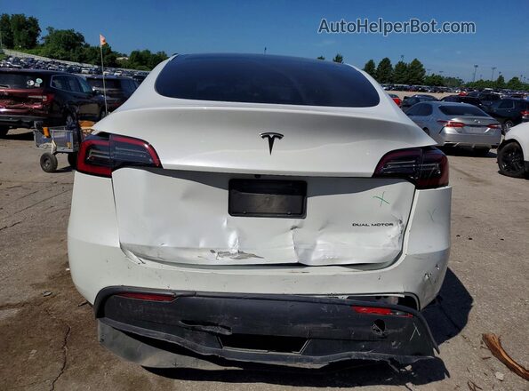 7SAYGDEE4PF786989 2023 TESLA MODEL Белый Вид сзади