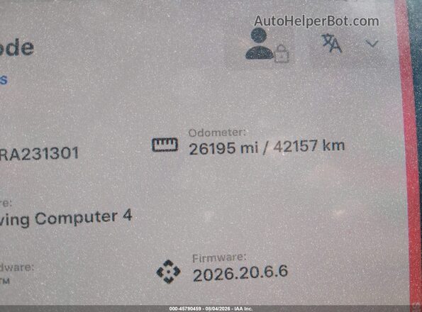 7SAYGDEE4RA231301 2024 TESLA MODEL Y White 