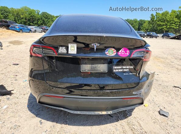7SAYGDEE4RA250673 2024 TESLA MODEL Black უკანა ხედი