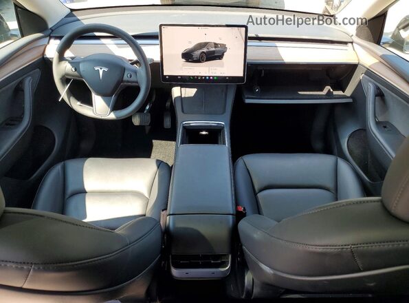 7SAYGDEE4RF013801 2024 TESLA MODEL Серый Вид панели приборов