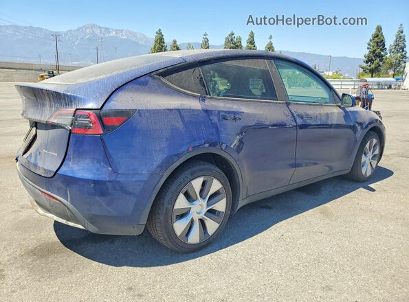 7SAYGDEE4RF083704 2024 TESLA MODEL Blue Trasero derecho