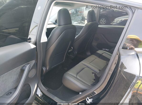 7SAYGDEE4SA359124 2025 TESLA MODEL Y Black VIN կոդի պիտակի տեսք