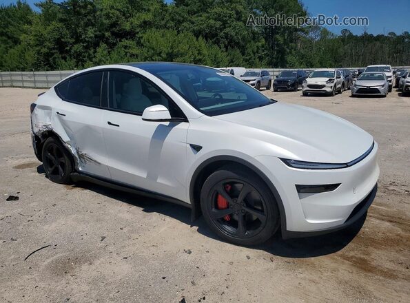 7SAYGDEE4TA390696 2026 TESLA MODEL White Передня права чверть