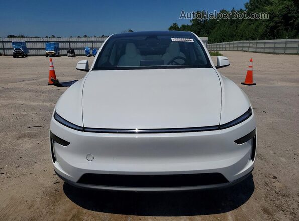 7SAYGDEE4TA390696 2026 TESLA MODEL White Вид спереду