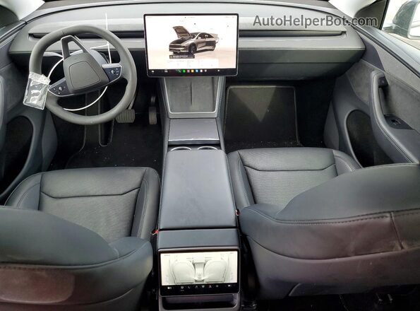 7SAYGDEE4TF324037 2026 TESLA MODEL Charcoal წინა პანელის ხედი