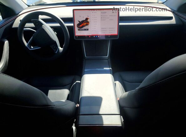 7SAYGDEE4TF417561 2026 TESLA MODEL White წინა პანელის ხედი