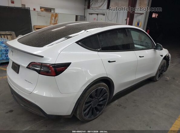 7SAYGDEE5NF355364 2022 TESLA MODEL Y Белый Задняя правая четверть