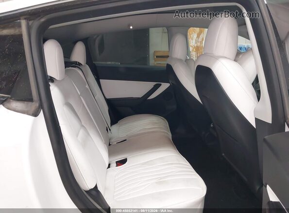 7SAYGDEE5NF355364 2022 TESLA MODEL Y Белый Вид наклейки с VIN-кодом