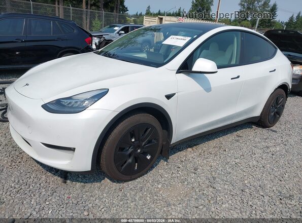 7SAYGDEE5NF411450 2022 TESLA MODEL Y White Przód lewy