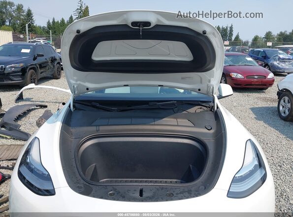 7SAYGDEE5NF411450 2022 TESLA MODEL Y White Widok z tyłu
