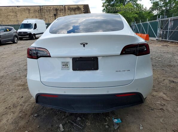 7SAYGDEE5NF422559 2022 TESLA MODEL Белый Вид сзади