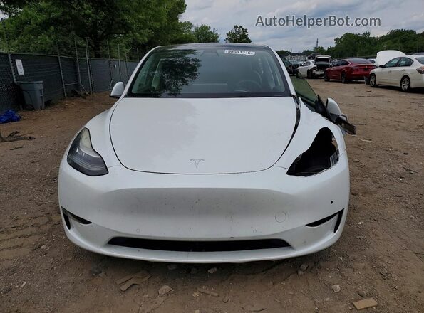 7SAYGDEE5NF422559 2022 TESLA MODEL Белый Вид спереди