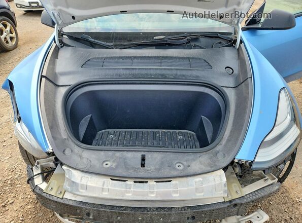 7SAYGDEE5NF454265 2022 TESLA OTHER Синий Вид подкапотного пространства