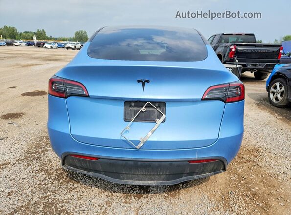 7SAYGDEE5NF454265 2022 TESLA OTHER Синий Вид сзади