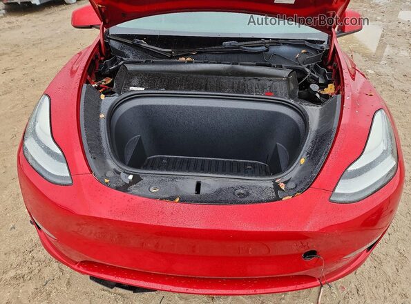 7SAYGDEE5PA027281 2023 TESLA MODEL Red Widok komory silnika