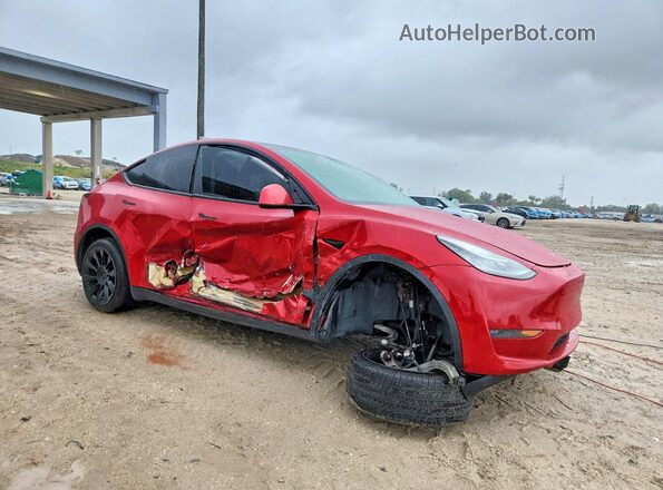 7SAYGDEE5PA027281 2023 TESLA MODEL Red Przód prawy
