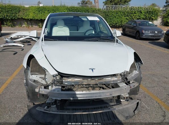 7SAYGDEE5PA120902 2023 TESLA MODEL Y White უკანა სალონის ხედი