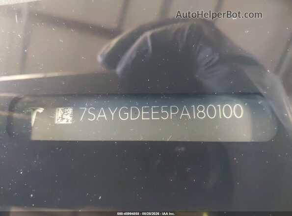 7SAYGDEE5PA180100 2023 TESLA MODEL Y Black 
