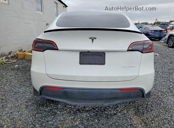 7SAYGDEE5PF687789 2023 TESLA MODEL White Հետևի տեսք