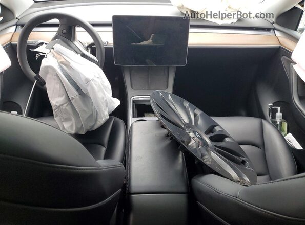 7SAYGDEE5PF687789 2023 TESLA MODEL White Առջևի վահանակի տեսք