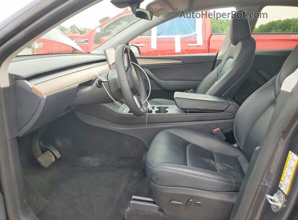 7SAYGDEE5PF858069 2023 TESLA MODEL Charcoal Սալոնի դիմացի տեսք