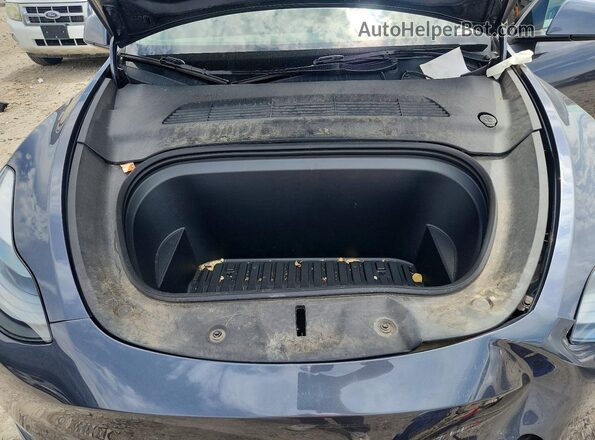 7SAYGDEE5PF893596 2023 TESLA MODEL Charcoal Rear interior view