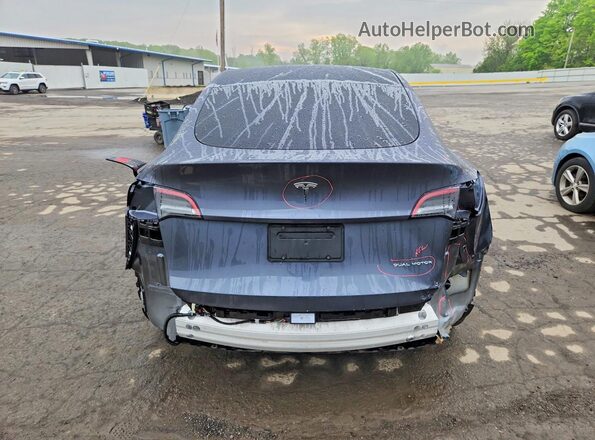 7SAYGDEE5PF916147 2023 TESLA MODEL Charcoal უკანა ხედი