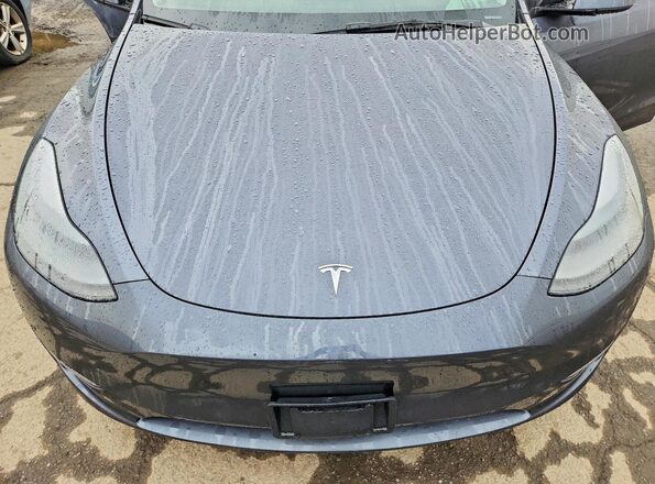 7SAYGDEE5PF916147 2023 TESLA MODEL Charcoal უკანა სალონის ხედი