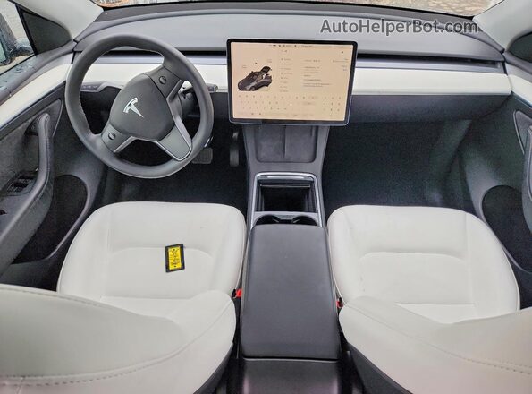 7SAYGDEE5PF916147 2023 TESLA MODEL Charcoal წინა პანელის ხედი