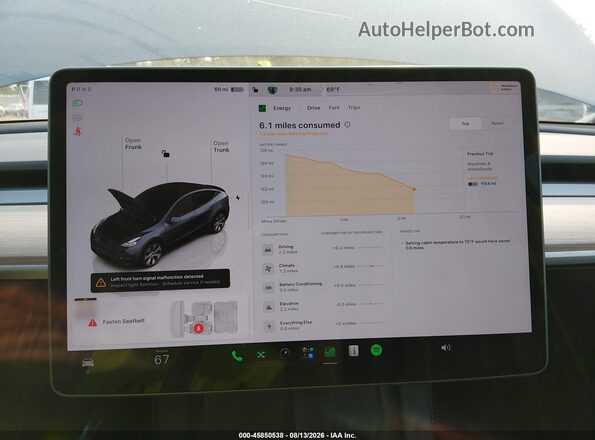 7SAYGDEE5PF960083 2023 TESLA MODEL Y Gray 