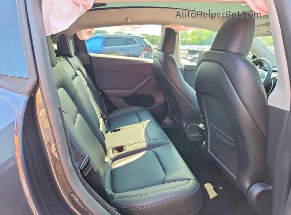 7SAYGDEE5RA246678 2024 TESLA MODEL Gray Вид задньої частини салону