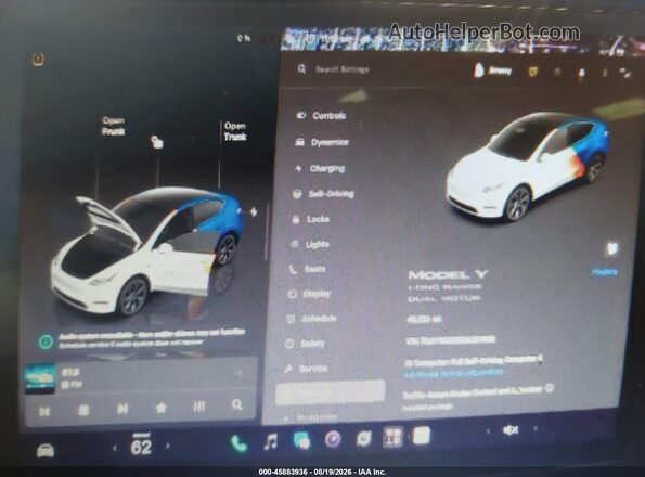 7SAYGDEE5RA323128 2024 TESLA MODEL Y Черный 