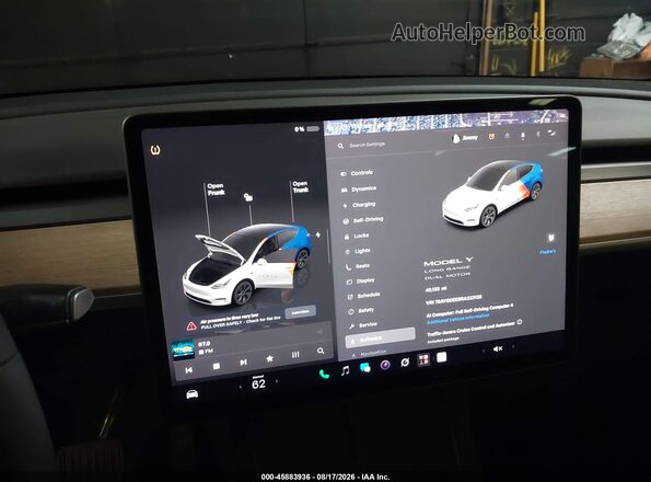 7SAYGDEE5RA323128 2024 TESLA MODEL Y Черный 