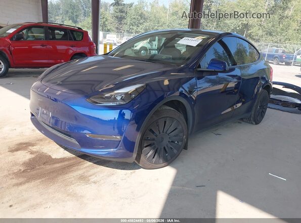 7SAYGDEE5RF007733 2024 TESLA MODEL Y Blue Front left