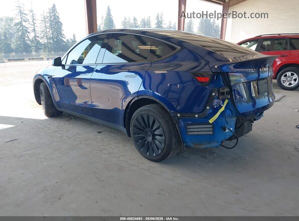 7SAYGDEE5RF007733 2024 TESLA MODEL Y Blue Rear left