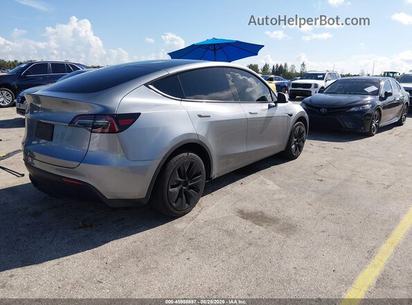 7SAYGDEE5SA361304 2025 TESLA MODEL Y Серый Задняя правая четверть