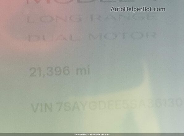 7SAYGDEE5SA361304 2025 TESLA MODEL Y Серый 