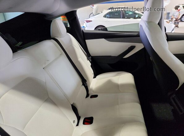 7SAYGDEE5TA500848 2026 TESLA MODEL Gray Rear seats view