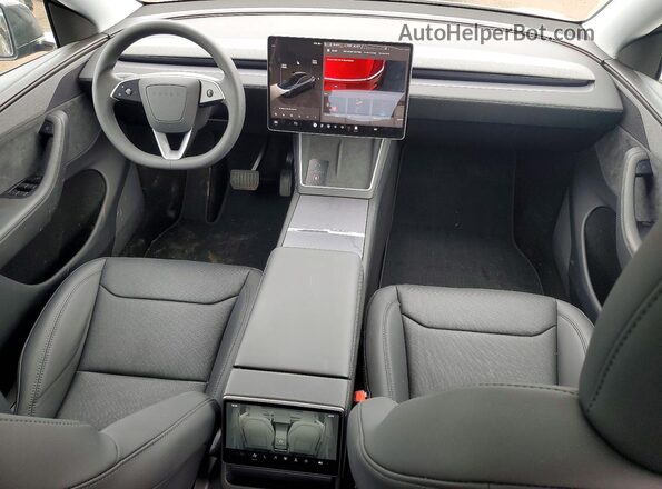 7SAYGDEE5TF540124 2026 TESLA MODEL Black Вид панелі приладів