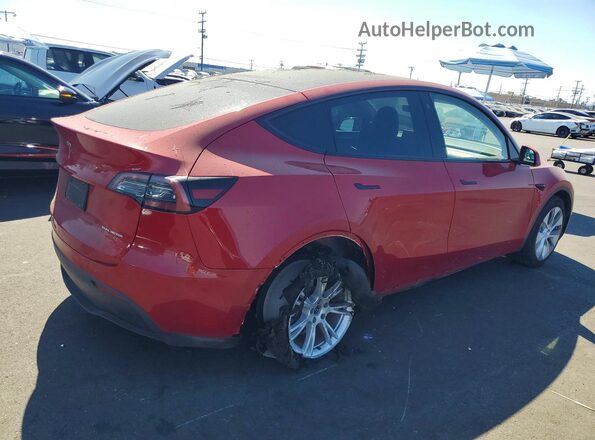7SAYGDEE6PA053632 2023 TESLA MODEL Red Задня права чверть