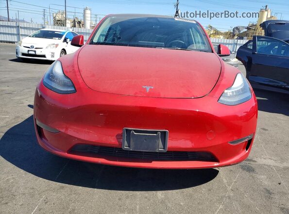 7SAYGDEE6PA053632 2023 TESLA MODEL Red Вид спереду