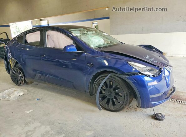 7SAYGDEE6PA079390 2023 TESLA MODEL Blue Front right