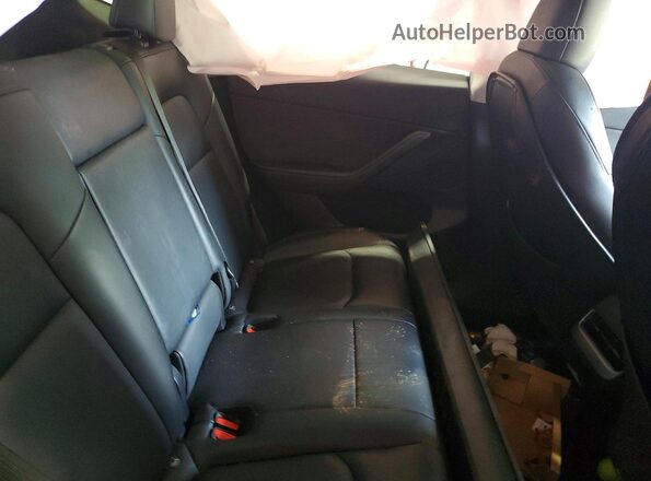 7SAYGDEE6PA079390 2023 TESLA MODEL Blue Rear seats view