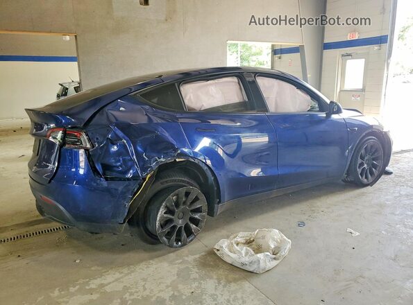 7SAYGDEE6PA079390 2023 TESLA MODEL Blue Rear right
