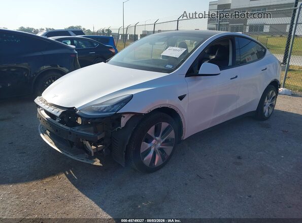 7SAYGDEE6PA113537 2023 TESLA MODEL Y White Vista tres cuartos delantera izquierda