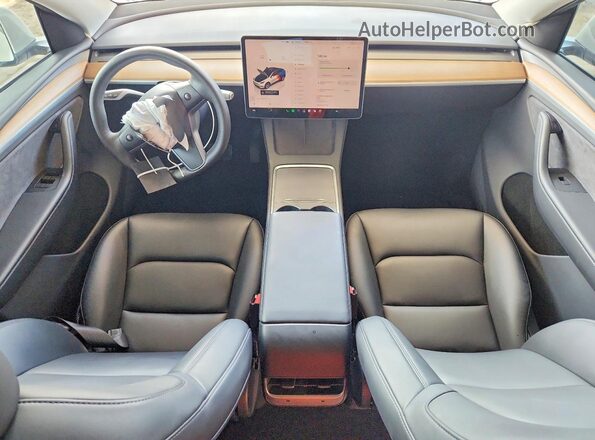 7SAYGDEE6PA138521 2023 TESLA MODEL White Вид панелі приладів