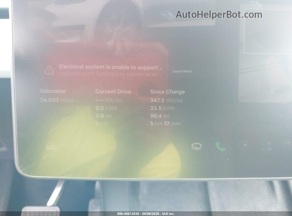 7SAYGDEE6PA146554 2023 TESLA MODEL Y White Widok tylnych siedzeń
