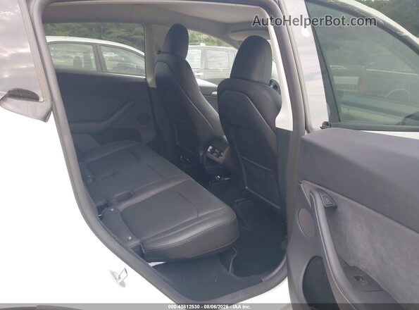 7SAYGDEE6PA146554 2023 TESLA MODEL Y White Widok naklejki z numerem VIN